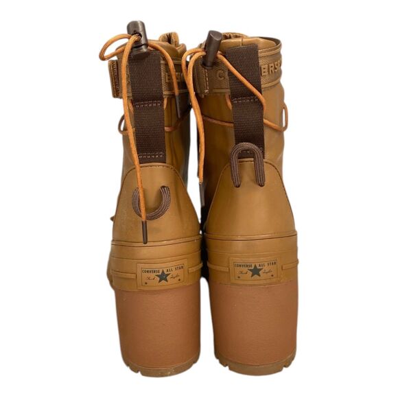 NIB Converse GR82 Boots Clove Camel Brown Leather Chunky Heel Lugged Sole 7.5 - Picture 6 of 10